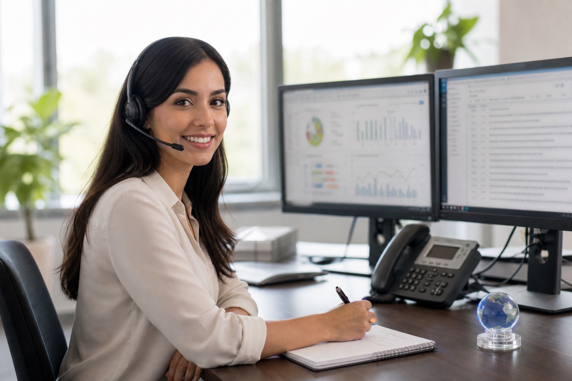 Export desk coordinator managing buyer inquiries, documentation follow-up, and shipping coordination