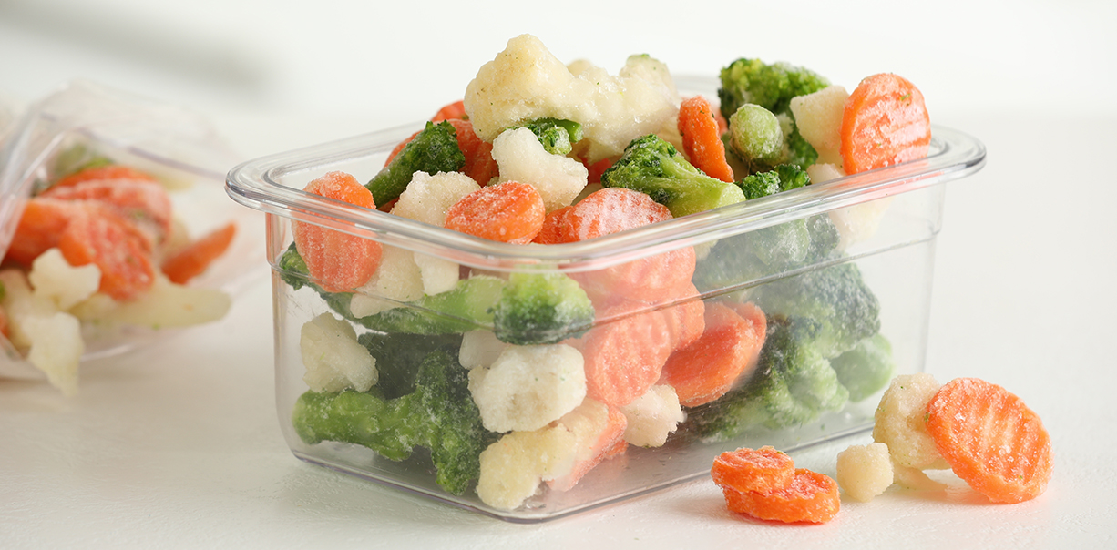 Quality-controlled packed produce ready for export inspection